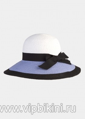 Голубая шляпа ELEGANCE
